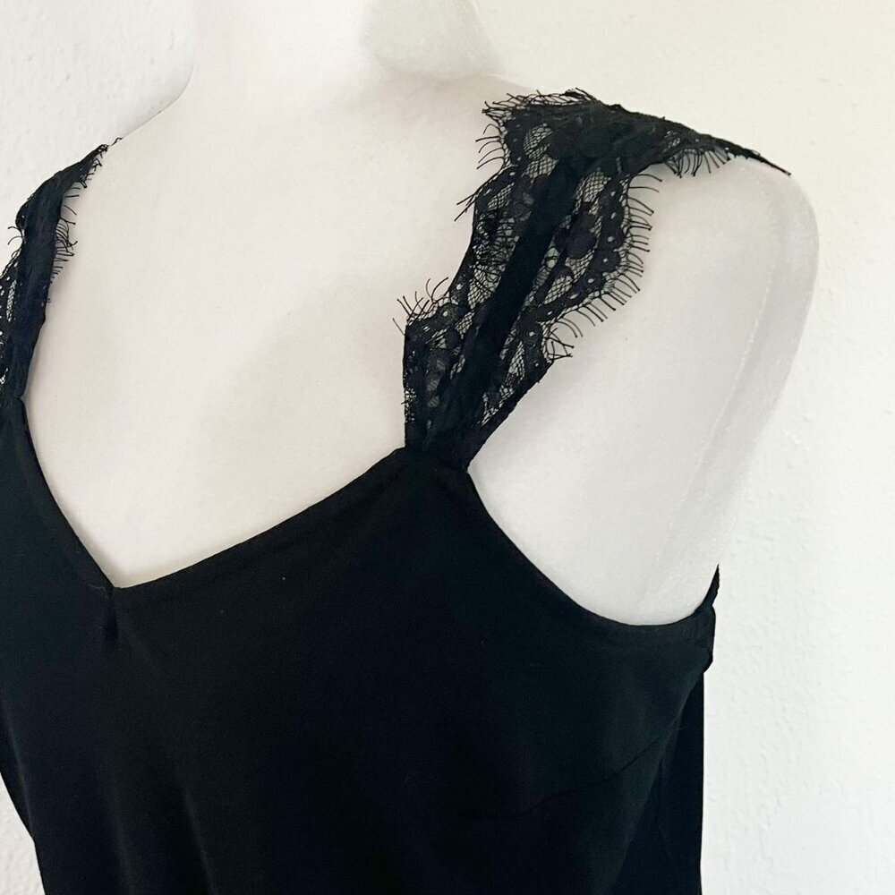 Buckle Willow and Root Black Lace Cami Top Size Large - Picture 5 of 8